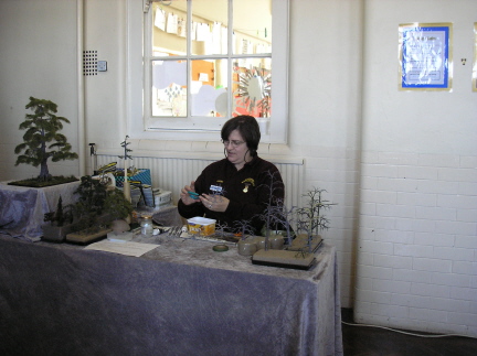 Demonstrating at a show